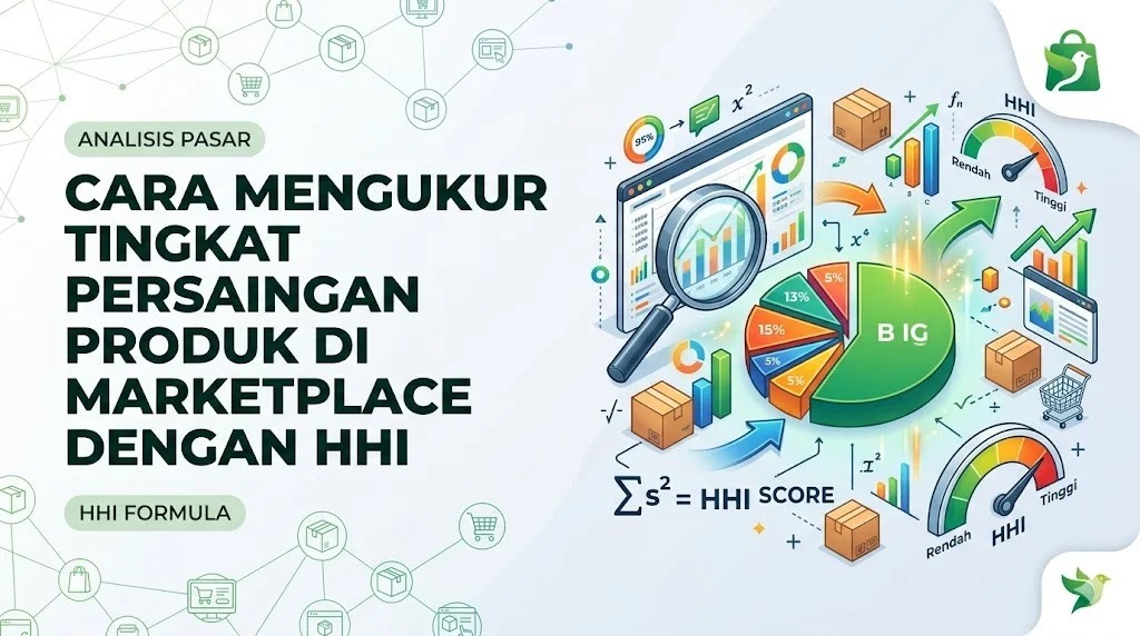 Cara Mengukur Tingkat Persaingan Produk di Marketplace dengan HHI