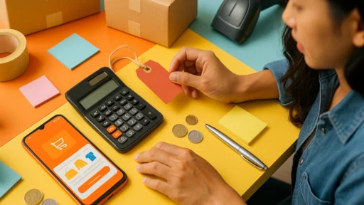 cara menghitung harga jual di shopee