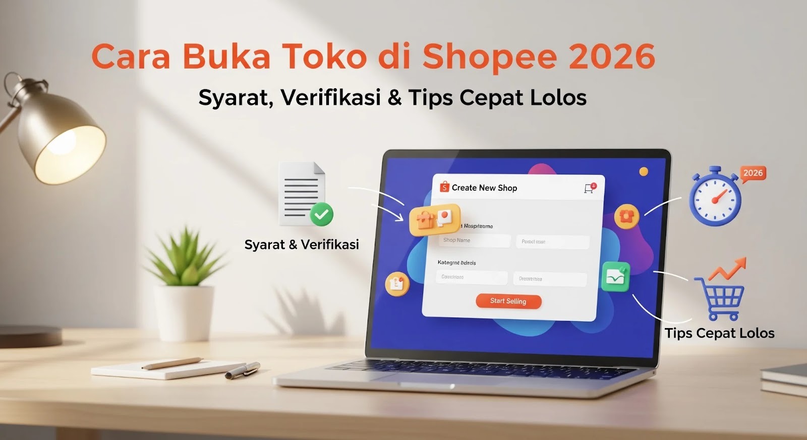Cara Buka Toko di Shopee 2026