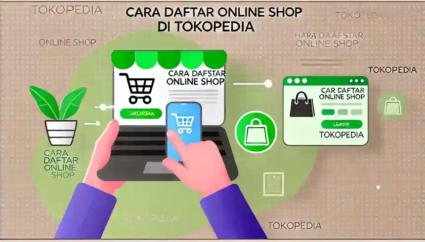 Cara Daftar Online Shop di Tokopedia