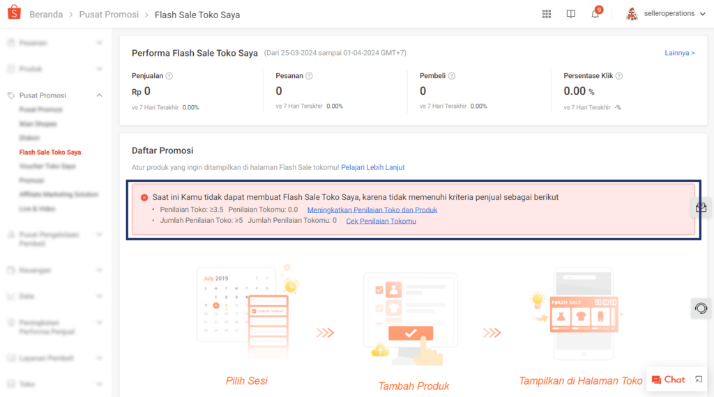 Cara Mengikuti Flash Sale Shopee untuk Penjual