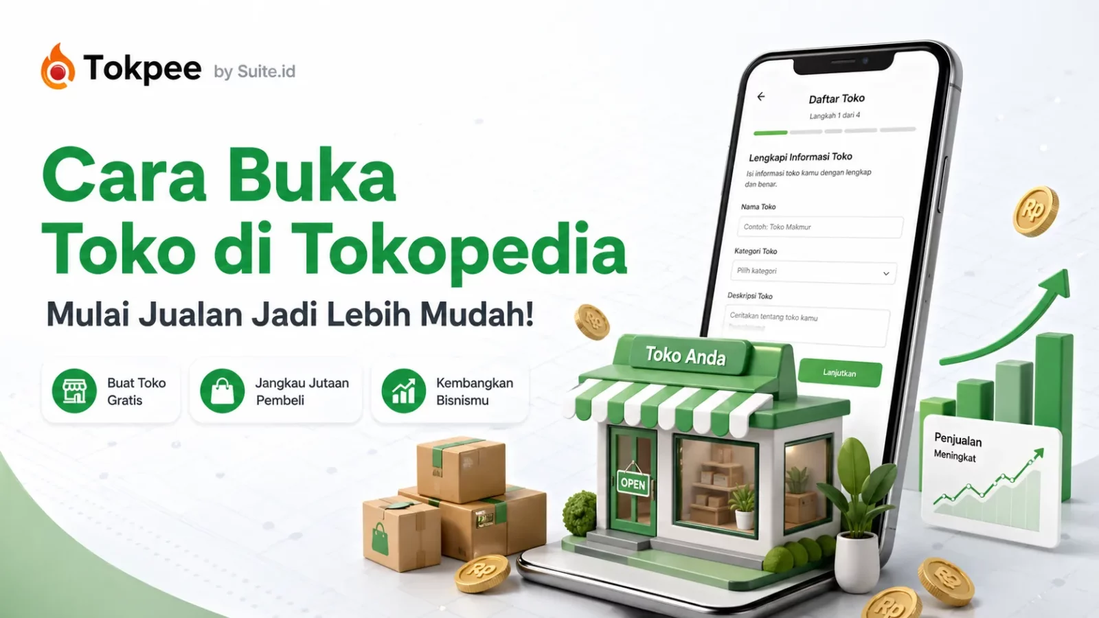 Cara Buka Toko di Tokopedia untuk Pemula