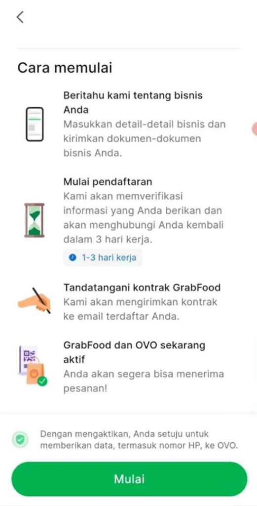 Cara daftar GrabFood