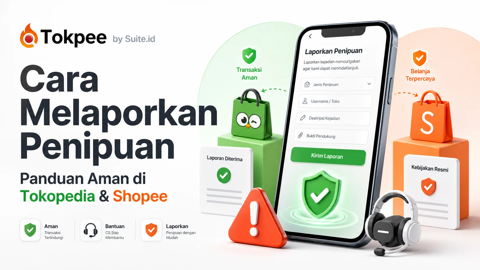 Cara Melaporkan Penipuan di Tokopedia & Shopee
