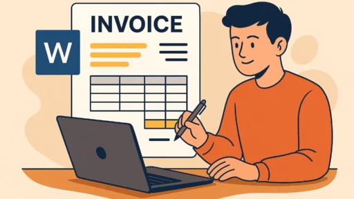 Cara Buat Invoice di Word