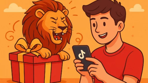 Gift Singa di TikTok Berapa Rupiah
