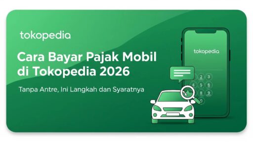 Cara Bayar Pajak Mobil di Tokopedia 2026 Tanpa Antre