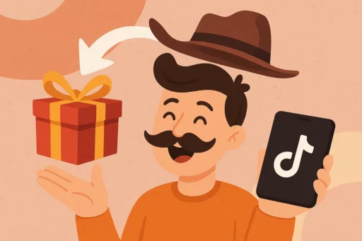 Harga Gift Topi Kumis TikTok