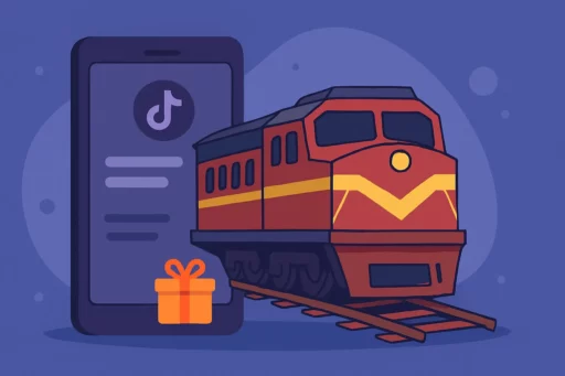 Gift Kereta Api di TikTok Berapa Rupiah