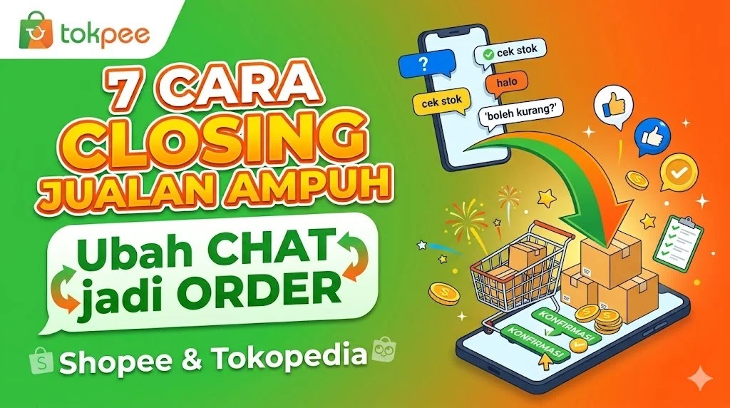 Teknik Closing Jualan di Shopee & Tokopedia