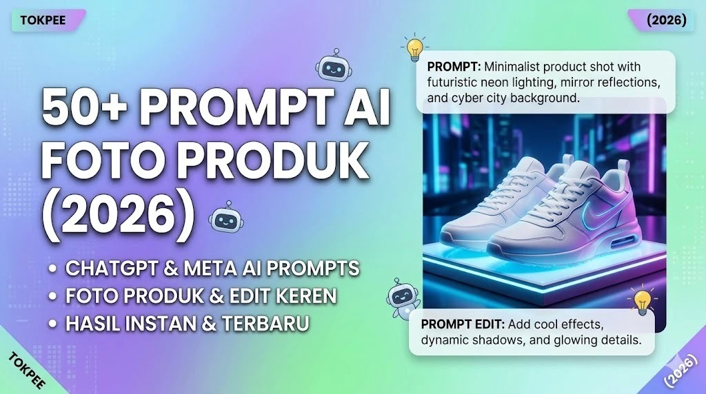 Prompt ChatGPT & Meta AI untuk Foto Produk + Edit Foto Keren