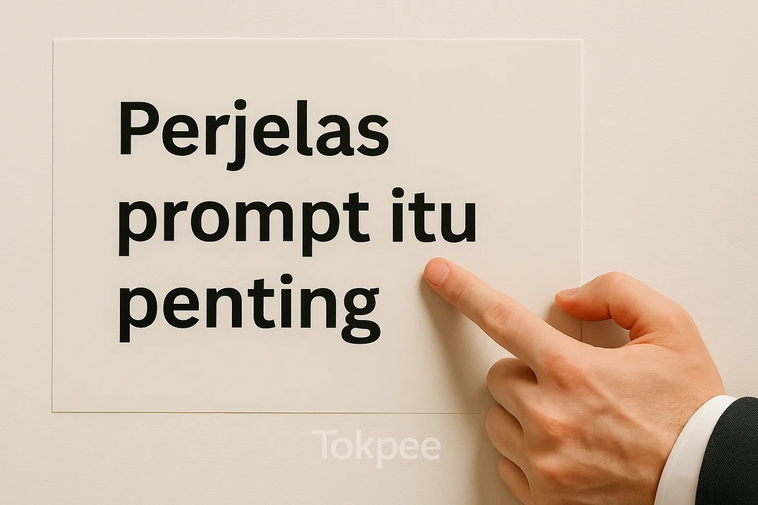 Contoh Instruksi dalam Pola Prompt Clarify untuk Hasil yang Sesuai Ekspektasi