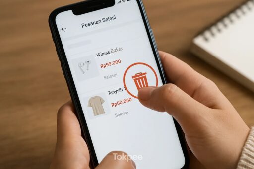 Cara Menghapus History Pesanan Selesai di Shopee