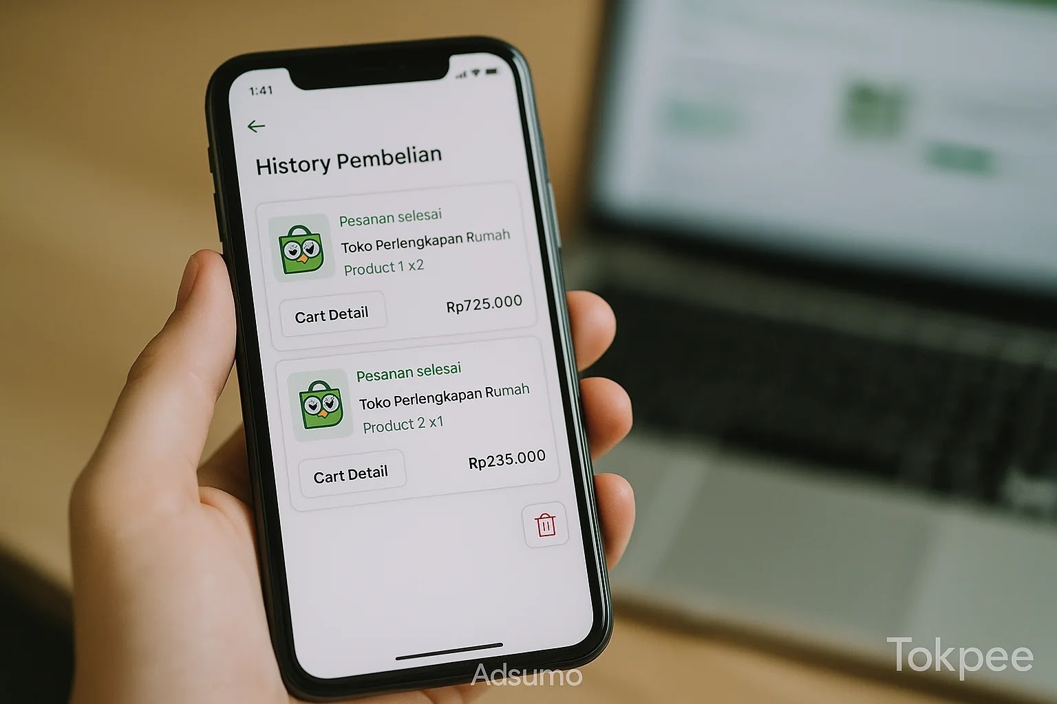 Cara Menghapus Riwayat Belanja di Tokopedia