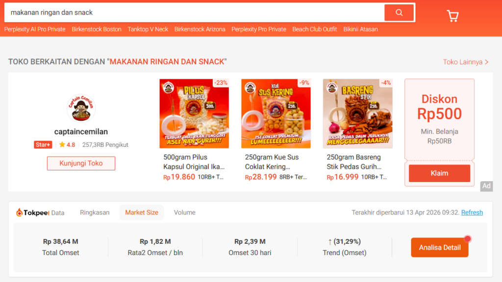 Ide Produk Laris di Shopee Berdasarkan Kata Kunci 