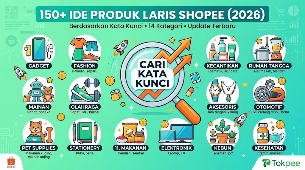 ide produk laris shopee berdasarkan kata kunci